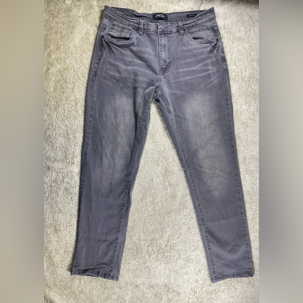Kenneth Cole Athletic Fit gray jeans use  34x32 # 228